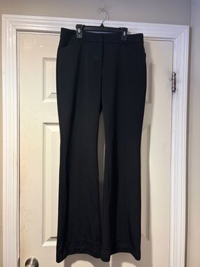 Bar III Stretch Boot-Cut Dress Pants in Black 8